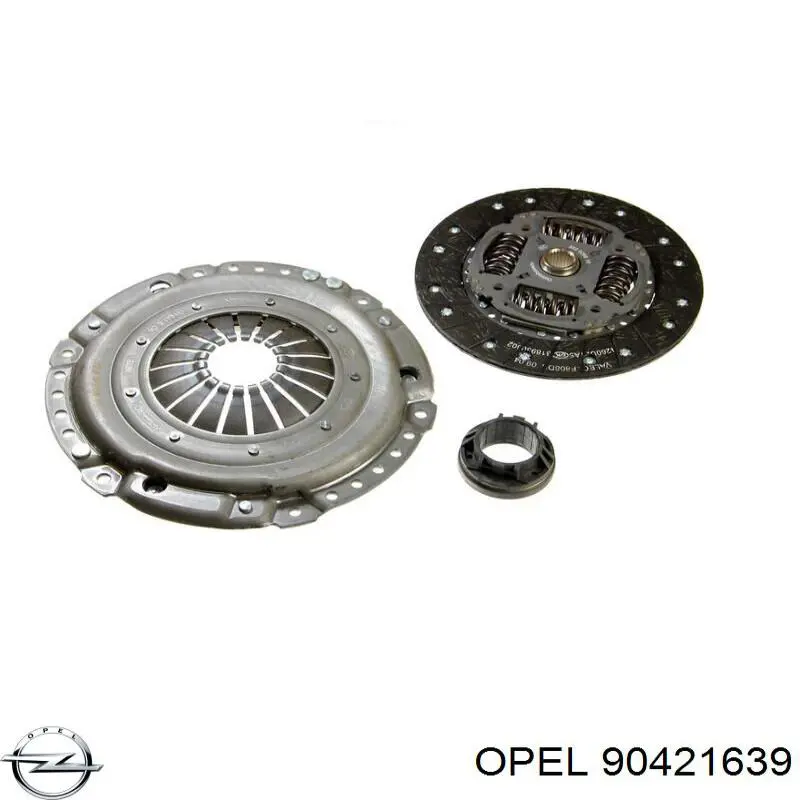 Купити 90421639 Opel Комплект зчеплення (диск, корзина, підшипник)