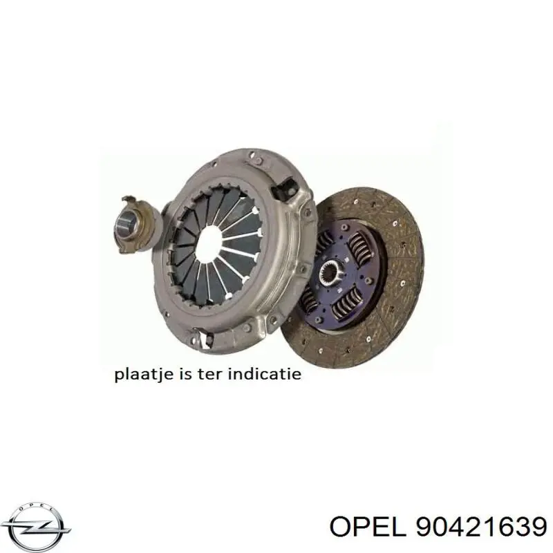 Комплект зчеплення (3 частини) Opel 90421639 ціна, від 121.27 USD