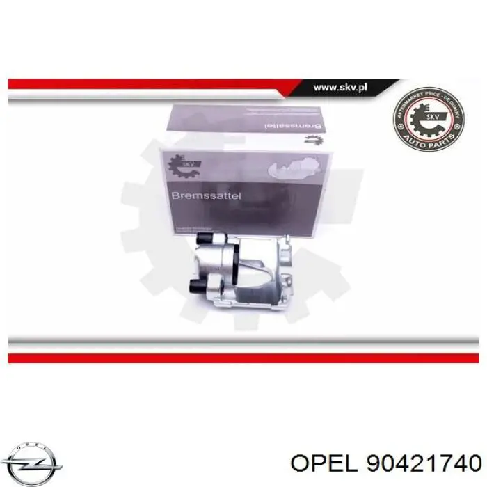 Супорт гальмівний передній правий Opel 90421740 ціна, від 42.82 USD