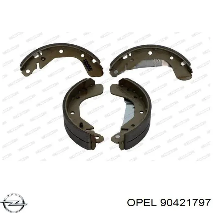 Купити 90421797 Opel Колодки гальмові задні, барабанні