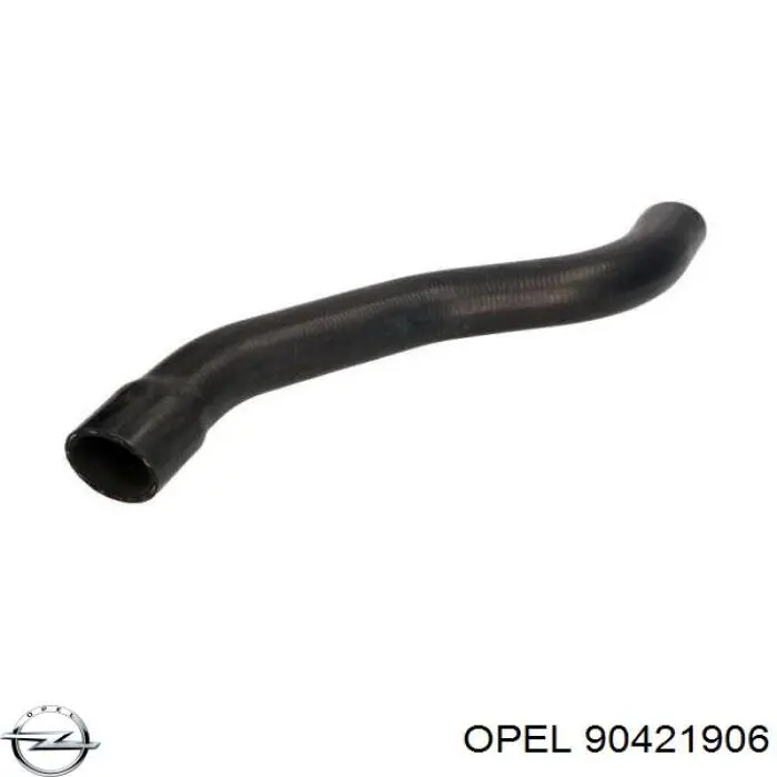90421906 Opel Шланг/патрубок радіатора охолодження, нижній