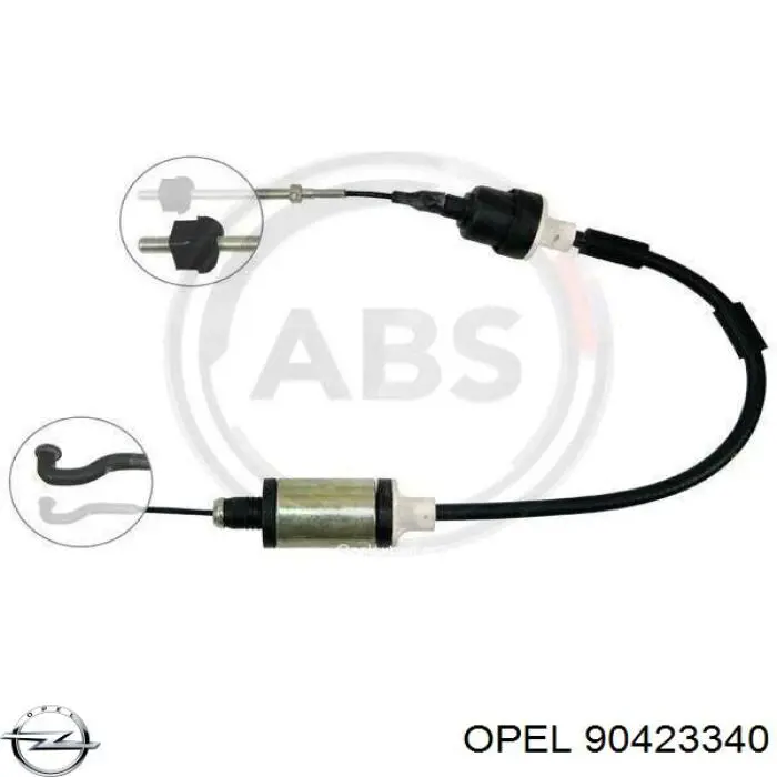90423340 Opel Трос зчеплення