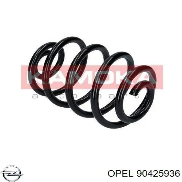 90425936 Opel Пружина підвіски задня
