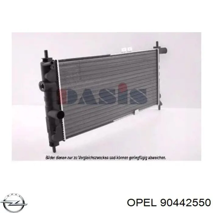 Купити 90442550 Opel Радіатор двигуна