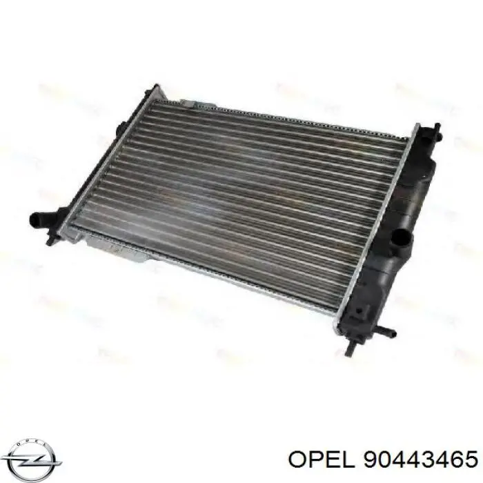 Радіатор основний Opel 90443465 ціна, від 49.08 USD