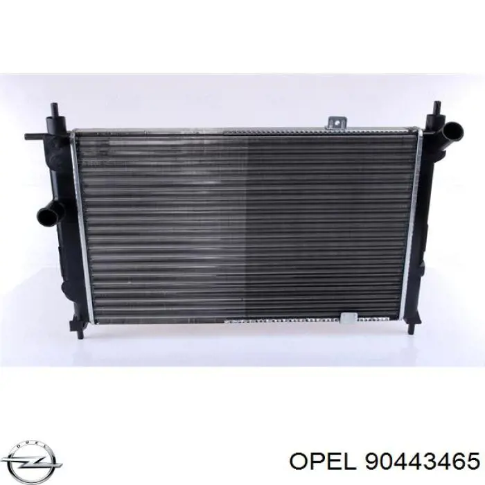 90443465 Opel Радіатор охолодження двигуна