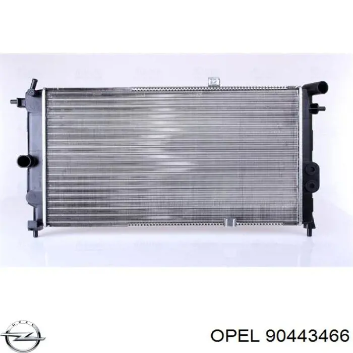Радіатор 90443466 Opel