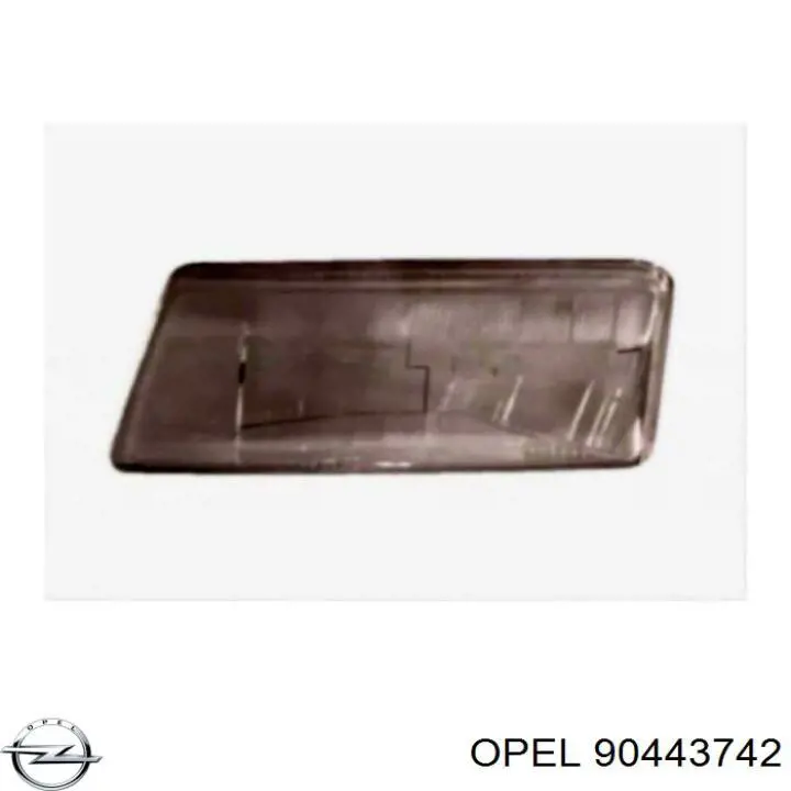 Скло фари лівої 90443742 Opel