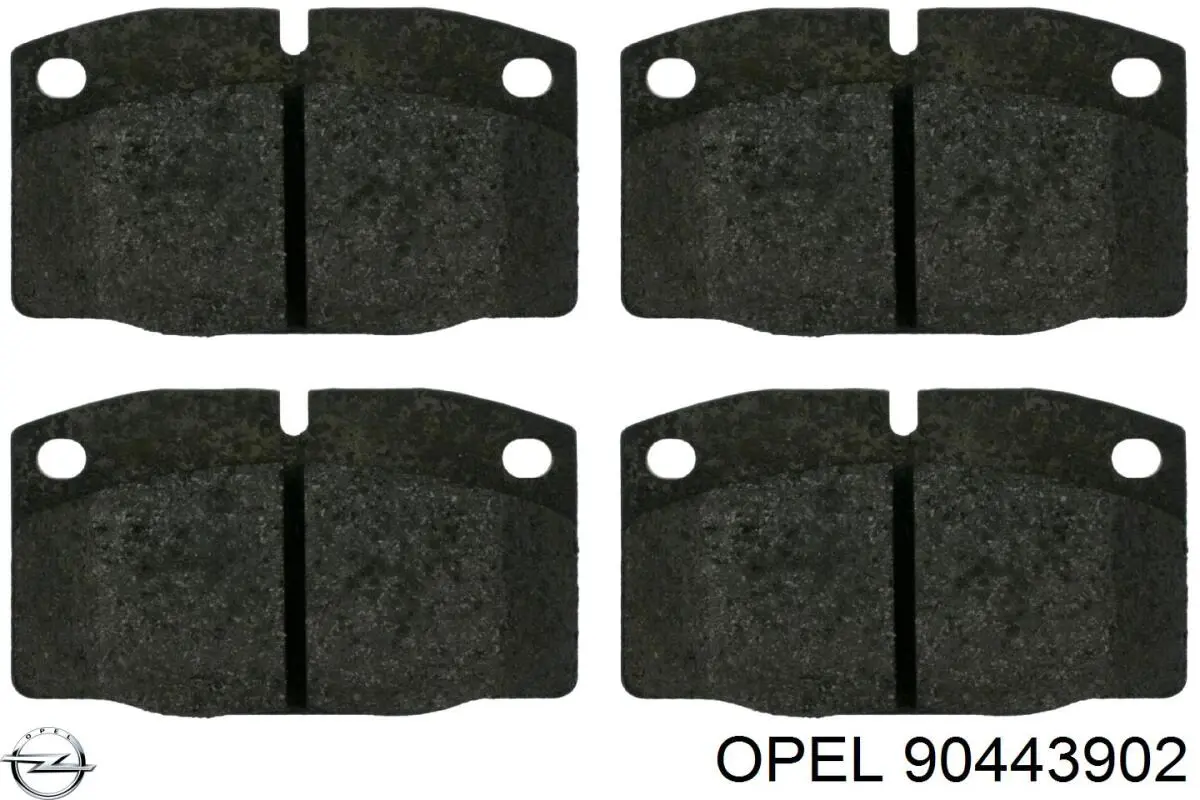 90443902 Opel колодки гальмівні передні, дискові