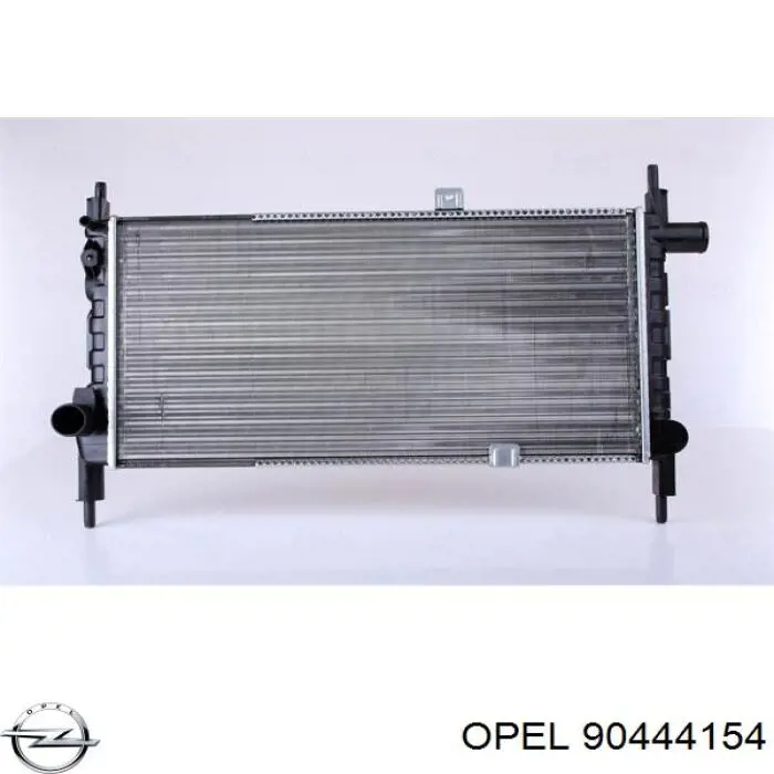 90444154 Opel Радіатор охолодження двигуна