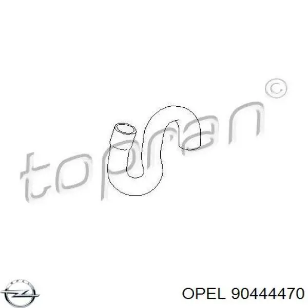 Шланг/патрубок радіатора охолодження, верхній Opel 1337190 ціна, від 8.10 USD