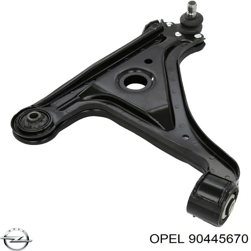 Купити 90445670 Opel Важіль передньої підвіски нижній, правий