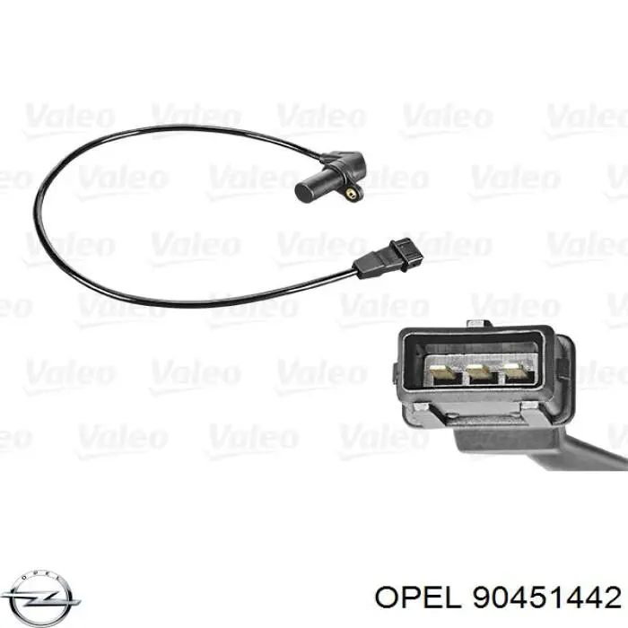 90451442 Opel датчик положення (оборотів коленвалу)