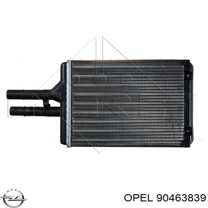Радіатор пічки (обігрівача) Opel 90463839 ціна, від 18.30 USD
