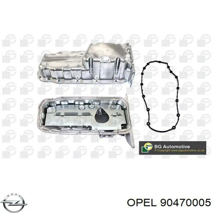 Піддон двигуна Opel 90470005 ціна, від 86.35 USD