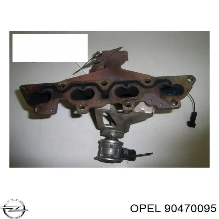 90470095 Opel Система випуску газів двигуна
