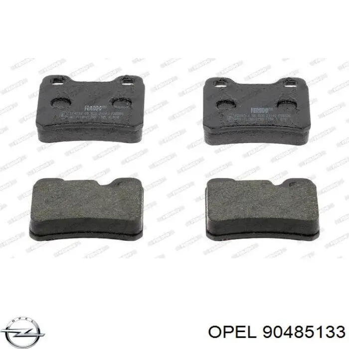Задні гальмівні колодки Opel 90485133 ціна, від 11.40 USD