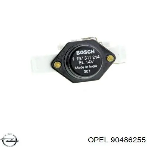 90486255 Opel реле-регулятор генератора, (реле зарядки)