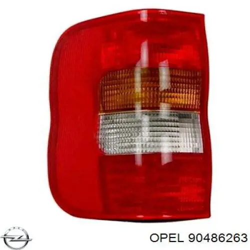 Ліхтар задній лівий Opel 90486263 ціна, від 35.06 USD