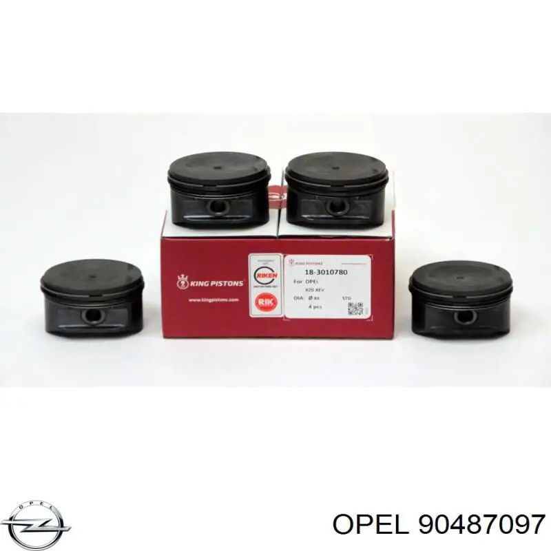 Купити 623414 Opel Поршень (комплект на мотор), STD