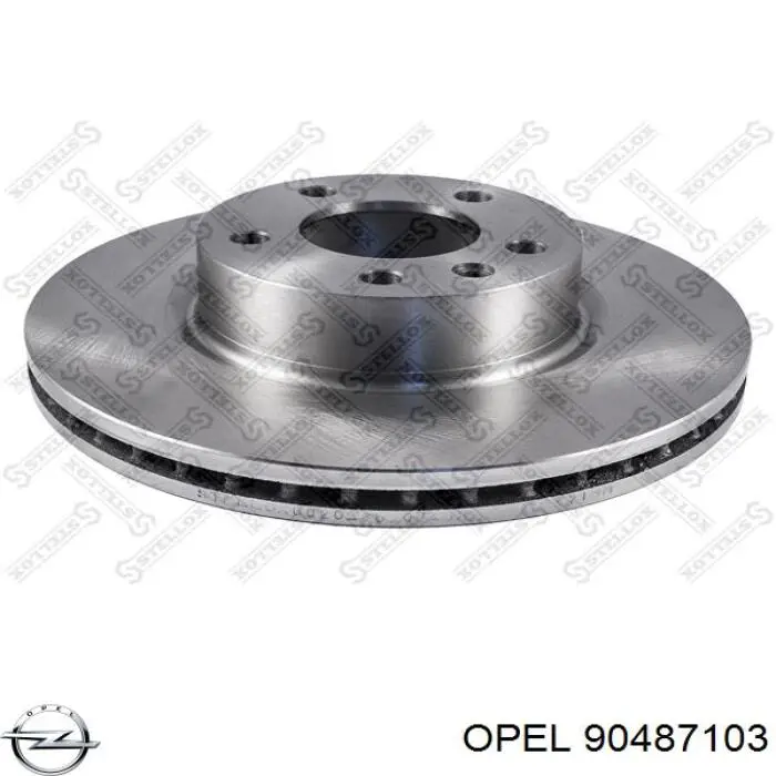 Гальмівні диски передні 90487103 Opel