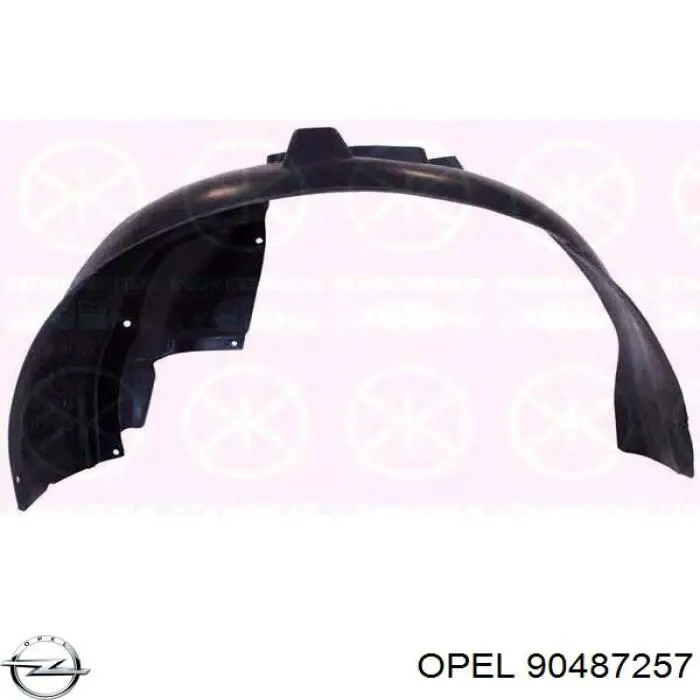 Підкрилок передній правий 90487257 Opel