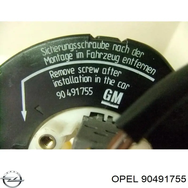 Шлейф керма 90491755 Opel