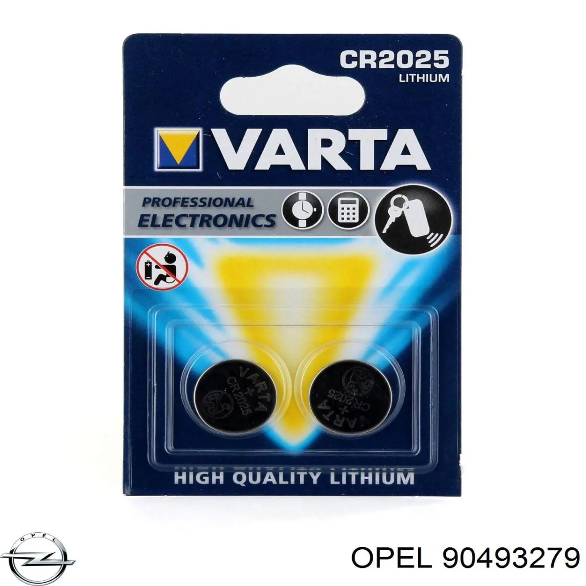 Батарейка брелока Opel 90493279 ціна, від 1.69 USD