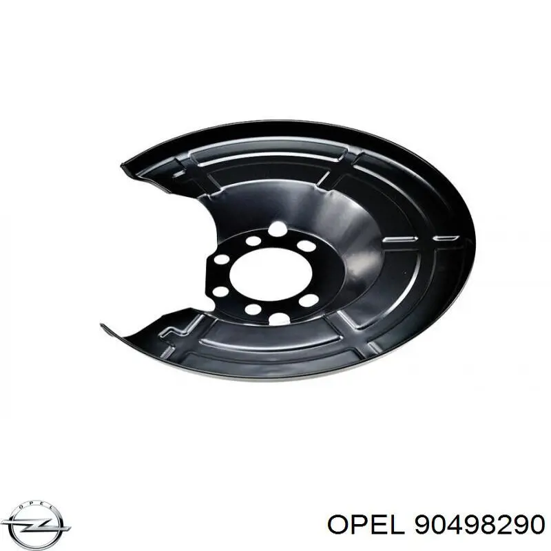 90498290 Opel Захист гальмівного диска, заднього