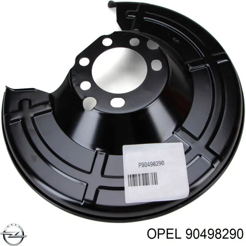 Купити 90498290 Opel Захисний кожух гальмівного диска, заднього