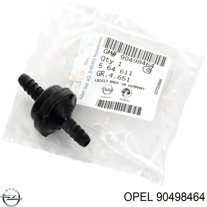 90498464 Opel клапан гальмівної системи