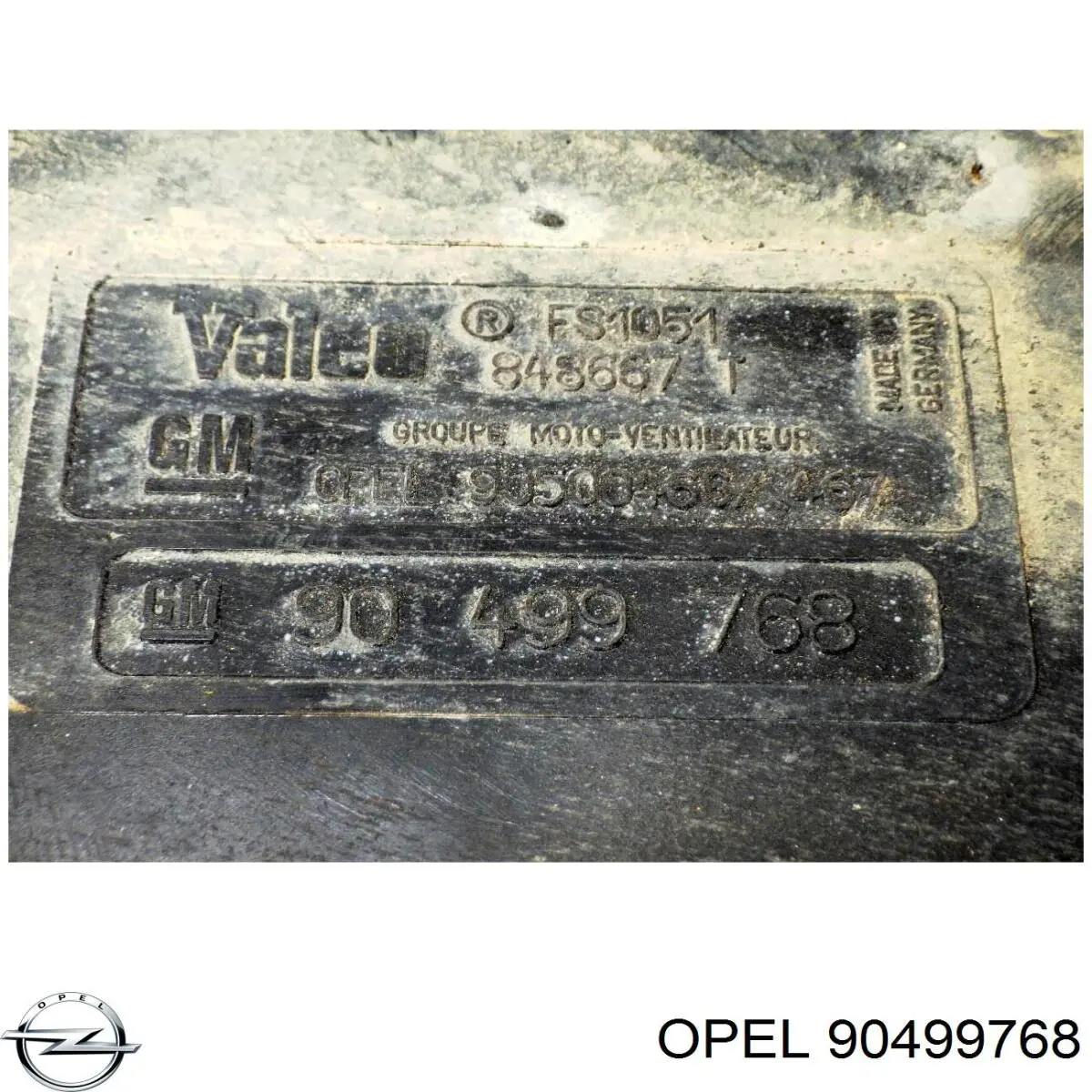 Дифузор (кожух) радіатора охолодження Opel 90499768 ціна, від 27.87 USD