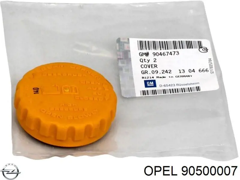 Купити 90500007 Opel Кришка розширювального бачка