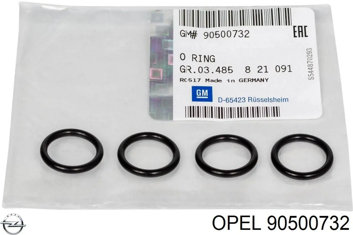 90500732 Opel кільце форсунки інжектора, посадочне