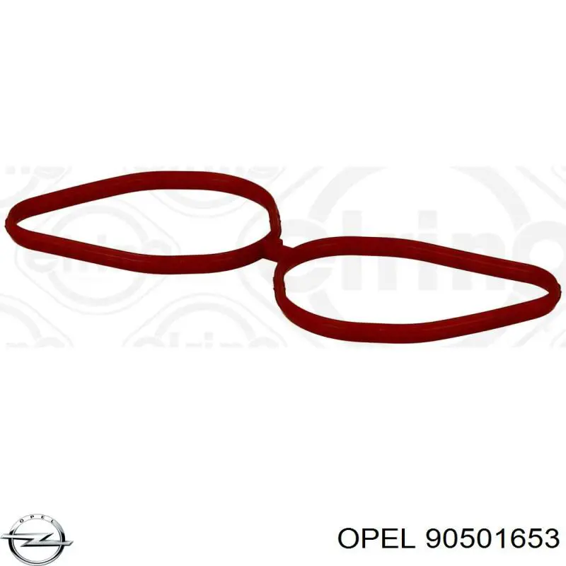 Opel прокладка впускного колектора, нижня