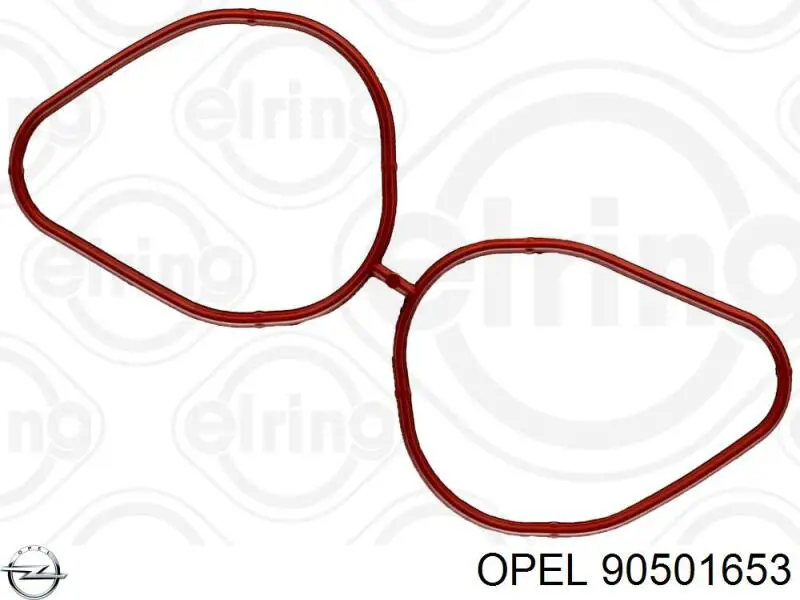 Прокладка впускного колектора, нижня Opel 90501653 ціна, від 6.16 USD