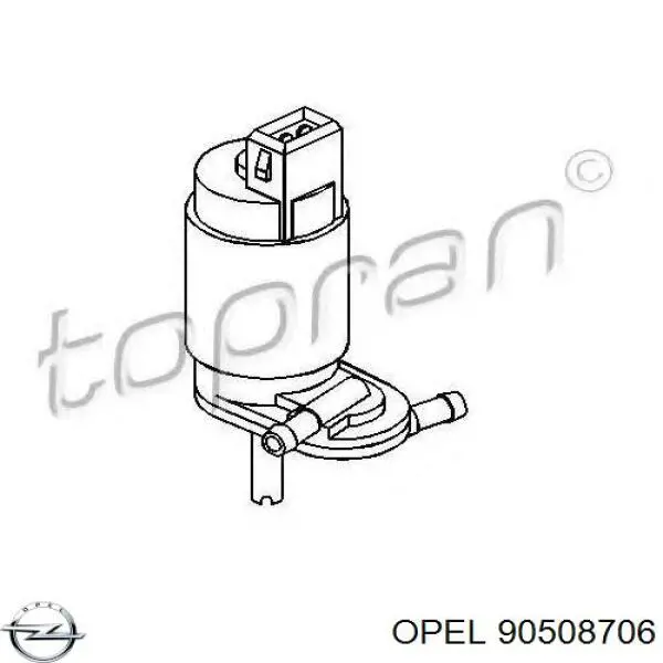 Купити 90508706 Opel Мотор омивача лобового скла