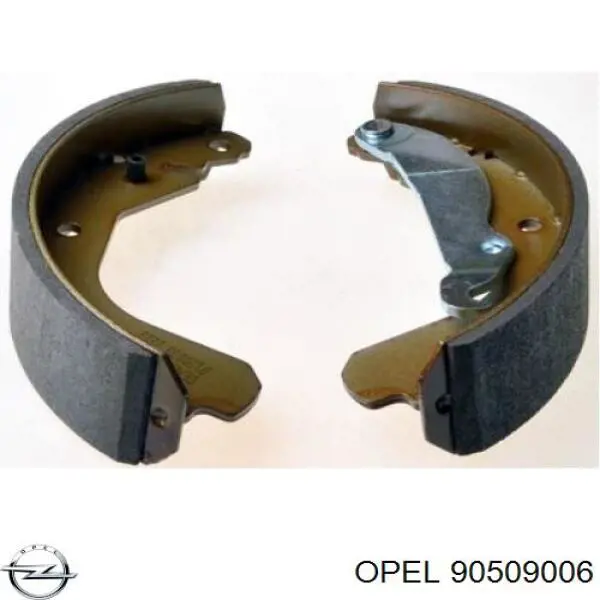 Купити 90509006 Opel Колодки гальмові задні, барабанні