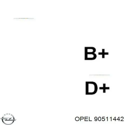 90511442 Opel Авто генератор