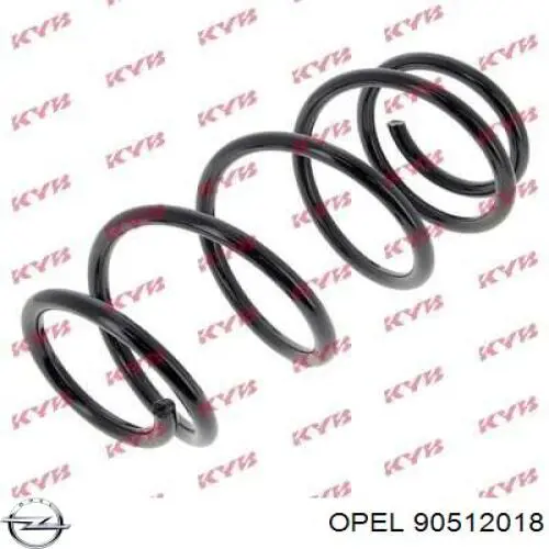 Пружина передня Opel 90512018 ціна, від 19.17 USD