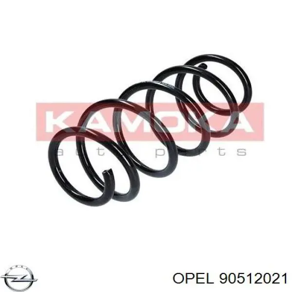 90512021 Opel пружина передня