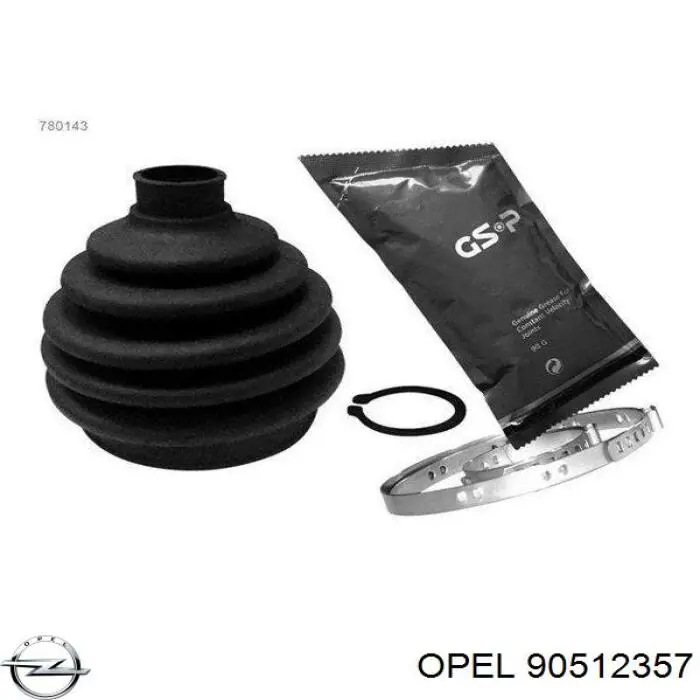 Пильник шарніра кутових швидкостей зовнішній передній Opel 90512357 ціна, від 10.70 USD