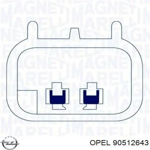 Механізм склопідіймача двері передньої, лівої 90512643 Opel