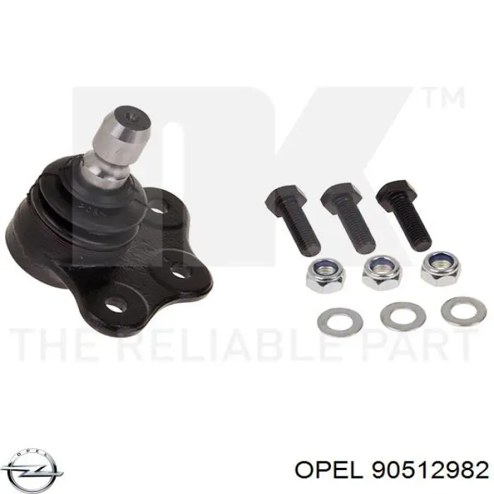 Купити 90512982 Opel Кульова опора, нижня