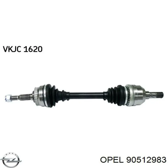 Привід передній лівий Opel 90512983 ціна, від 90.13 USD