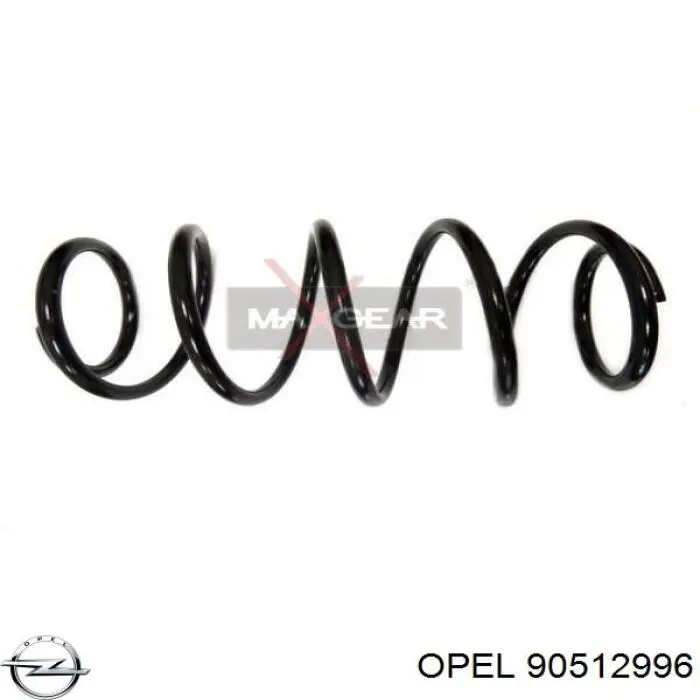 Пружина передня 90512996 Opel