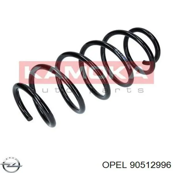 90512996 Opel Пружина амортизатора передняя