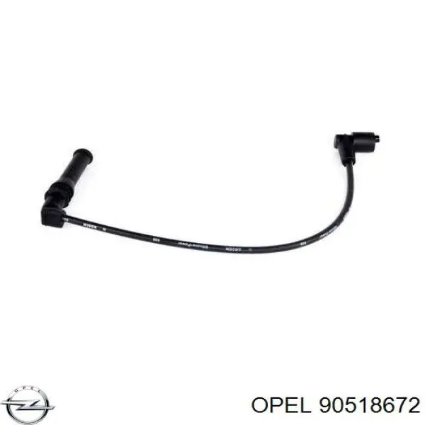 90518672 Opel кабель високовольтний, циліндр №2, 3