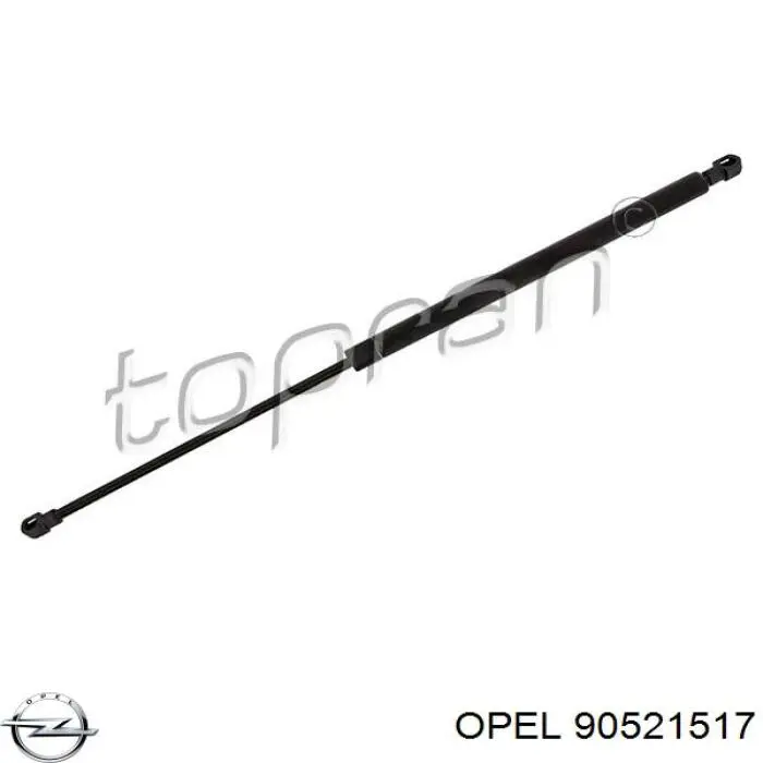 90521517 Opel амортизатор кришки багажника/ двері 3/5-ї задньої
