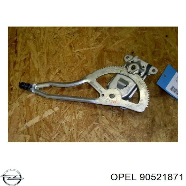 90521871 Opel механізм склопідіймача двері задньої, лівої